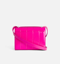 Sac à bandoulière Déjà-Vu en cuir - Fuchsia