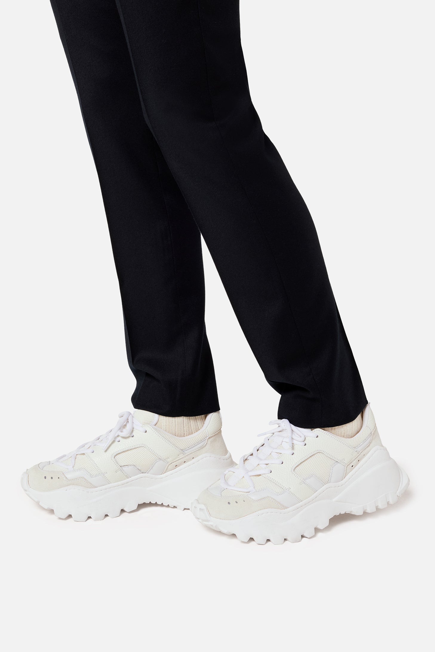 Sneakers basses Lucky9 en cuir - White