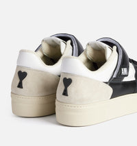 Sneakers basses Ami de Cœur en cuir - White & Black