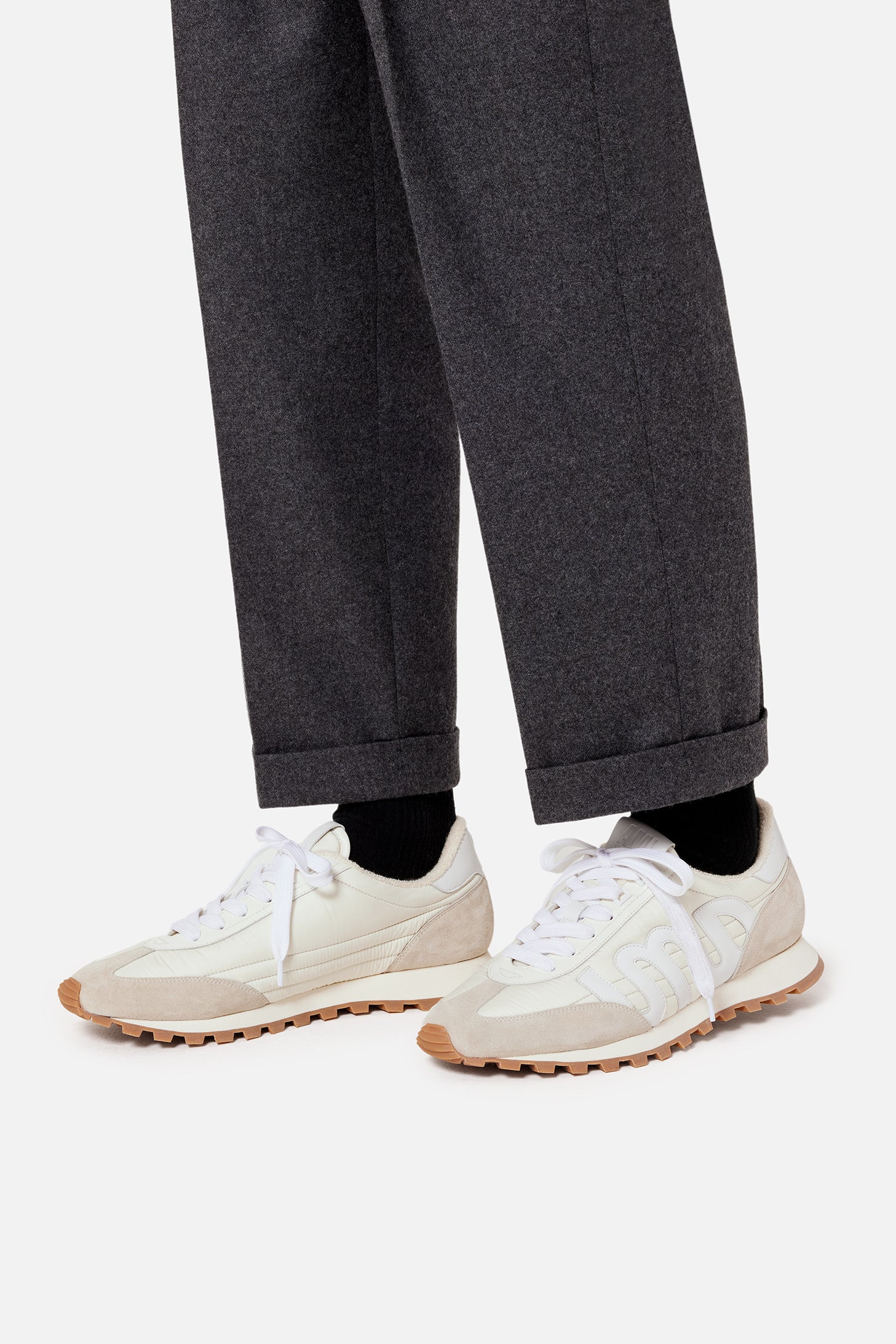Sneakers basses Ami Rush en tissu - Off White