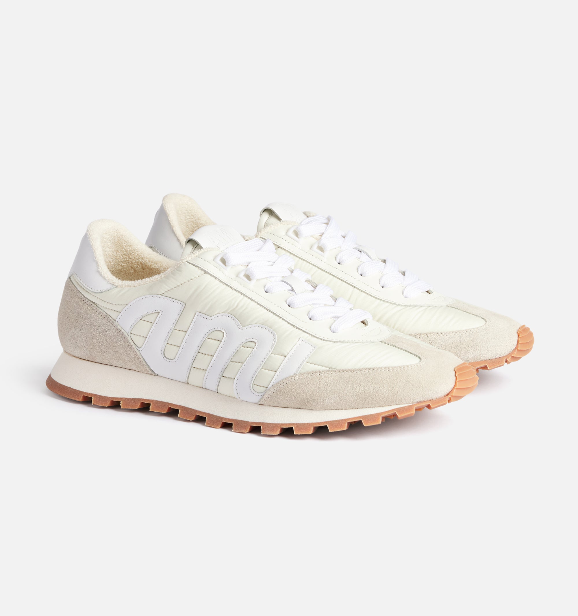 Sneakers basses Ami Rush en tissu - Off White