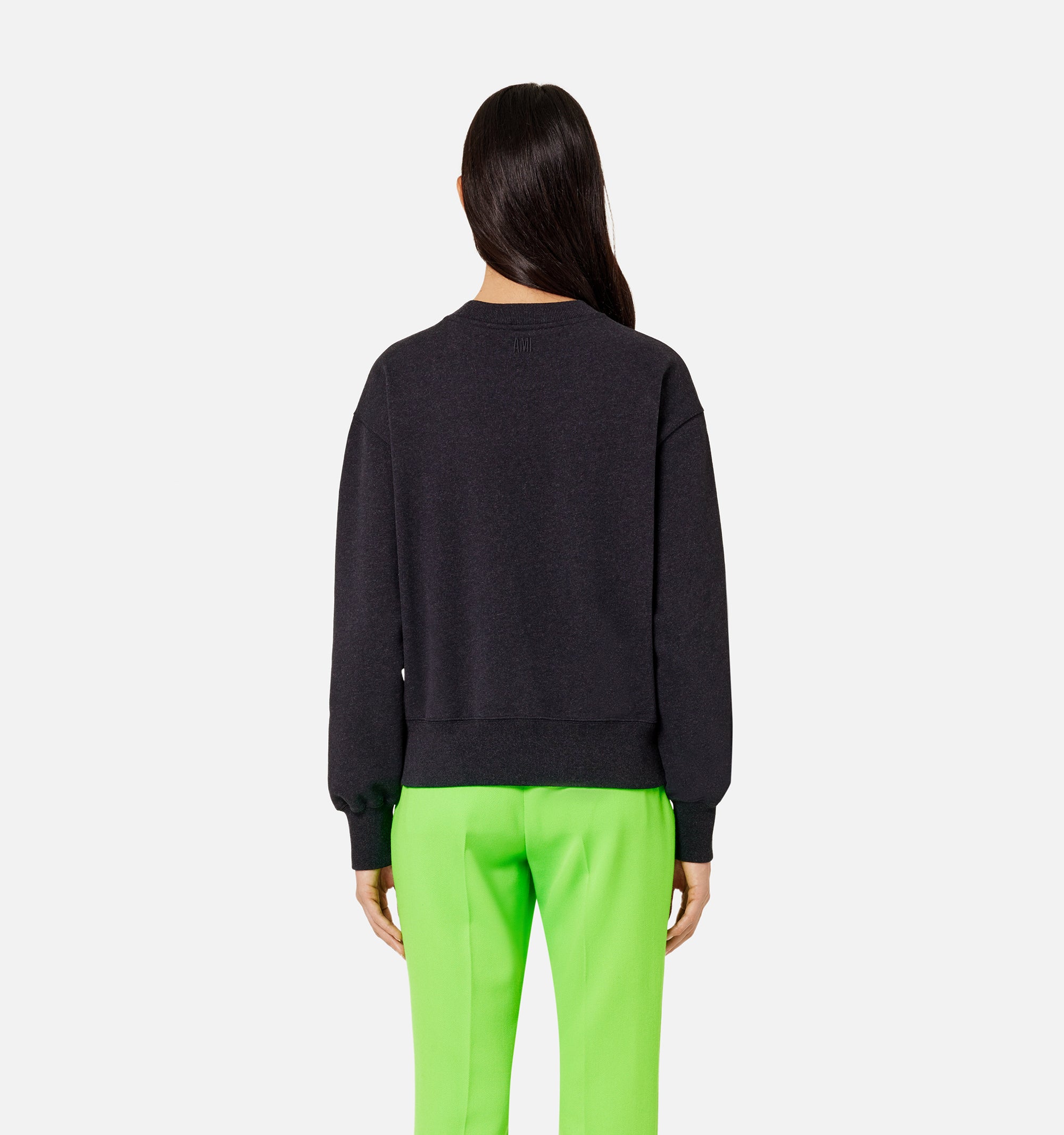 Sweatshirt Ami de Cœur avec patch - Anthracite