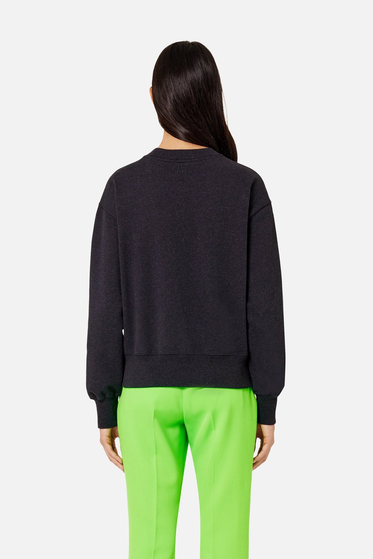 Sweatshirt Ami de Cœur avec patch - Anthracite