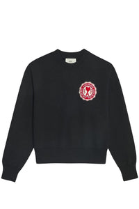 Sweatshirt Ami de Cœur avec patch - Anthracite