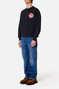 Sweatshirt Ami de Cœur avec patch - Anthracite