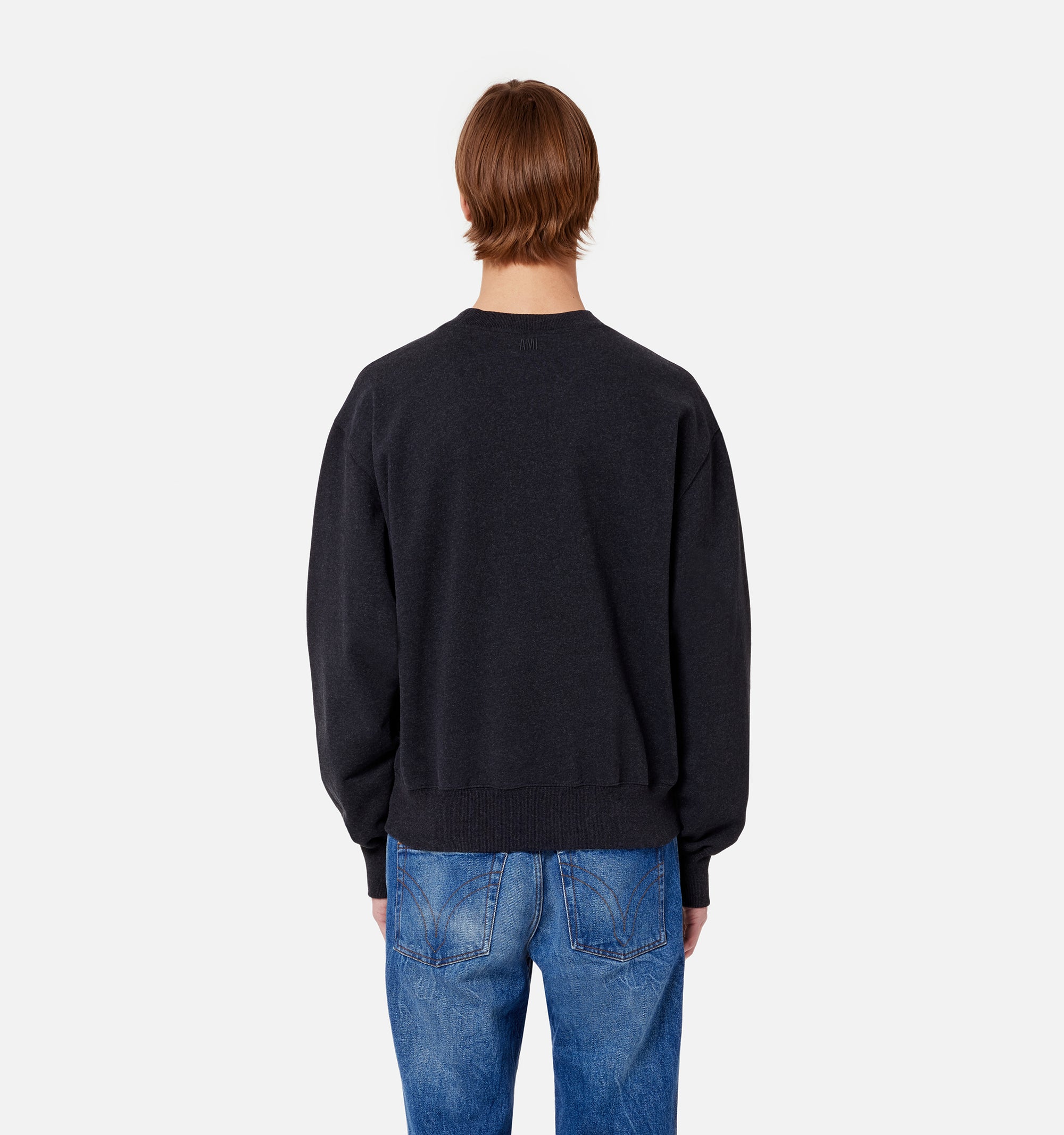 Sweatshirt Ami de Cœur avec patch - Anthracite