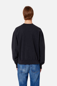 Sweatshirt Ami de Cœur avec patch - Anthracite