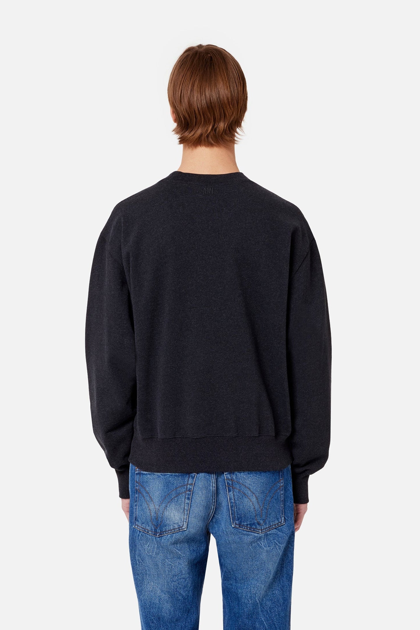 Sweatshirt Ami de Cœur avec patch - Anthracite