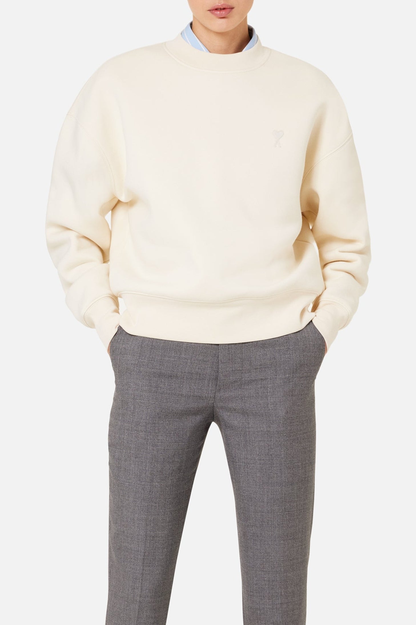 Sweatshirt Ami de Cœur à manches longues - Off White