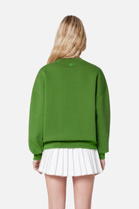 Long-sleeved Ami de Cœur sweatshirt - Evergreen