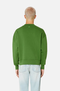 Long-sleeved Ami de Cœur sweatshirt - Evergreen