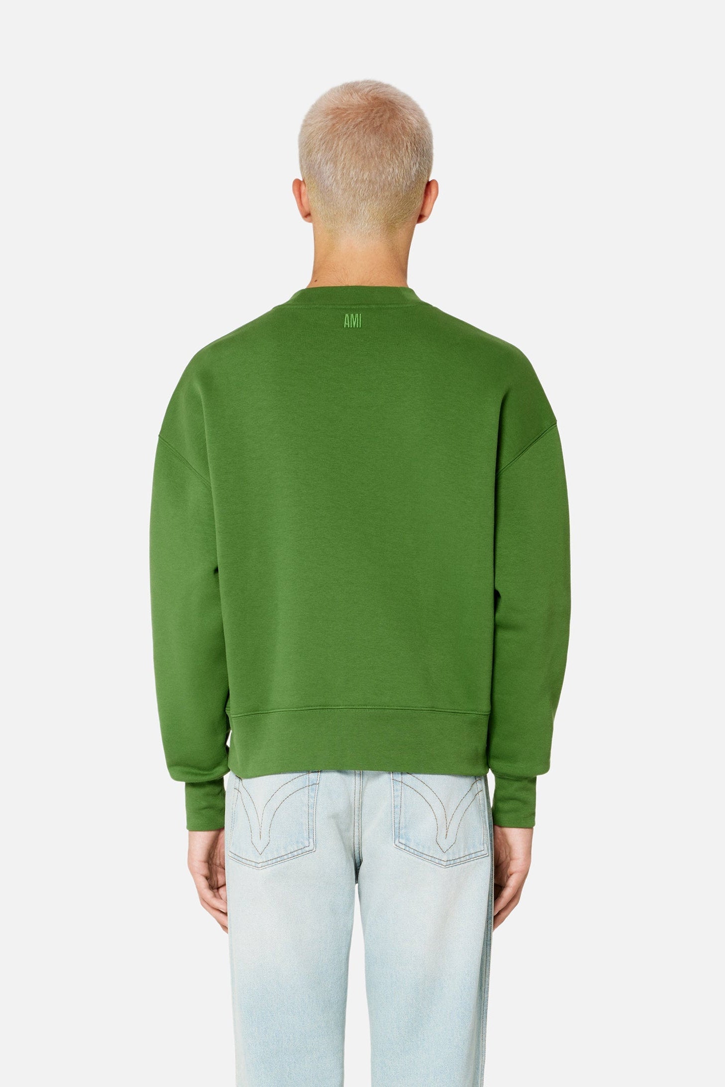 Long-sleeved Ami de Cœur sweatshirt - Evergreen