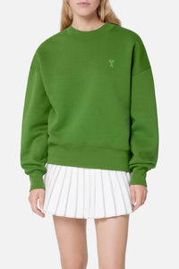 Long-sleeved Ami de Cœur sweatshirt - Evergreen