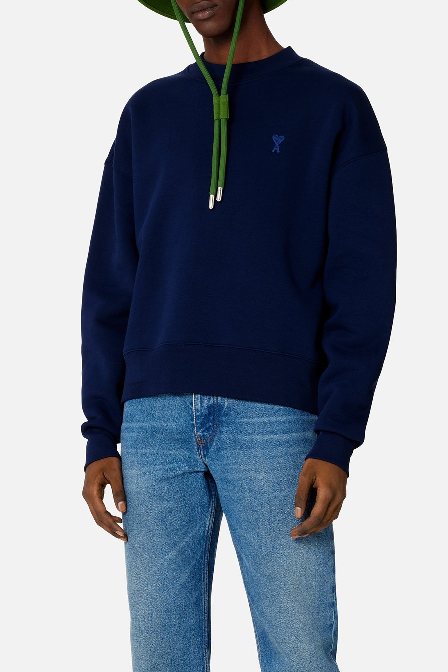 Sweatshirt Ami de Cœur à manches longues - Nautic Blue