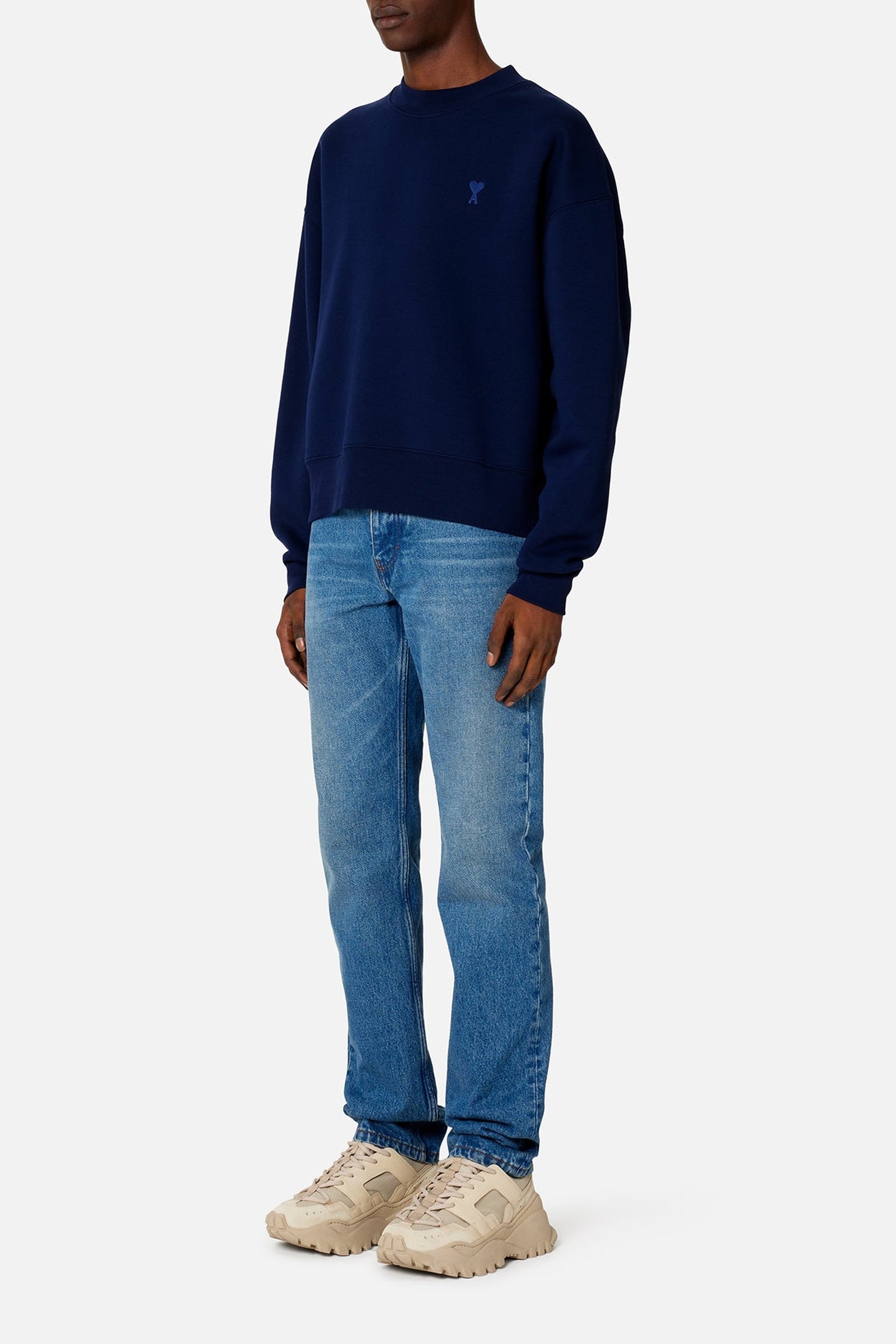 Sweatshirt Ami de Cœur à manches longues - Nautic Blue