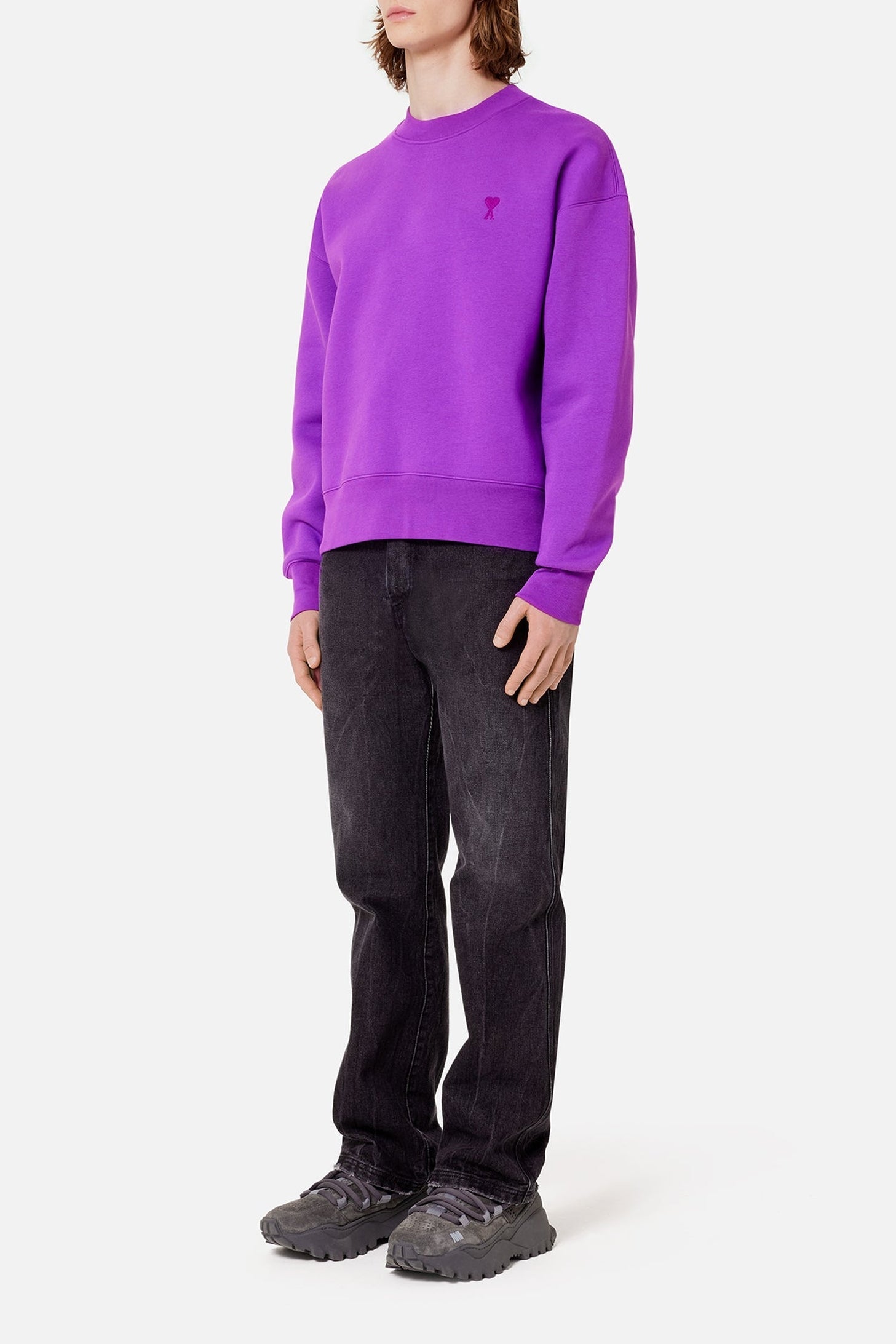 Sweatshirt Ami de Cœur à manches longues - Purple