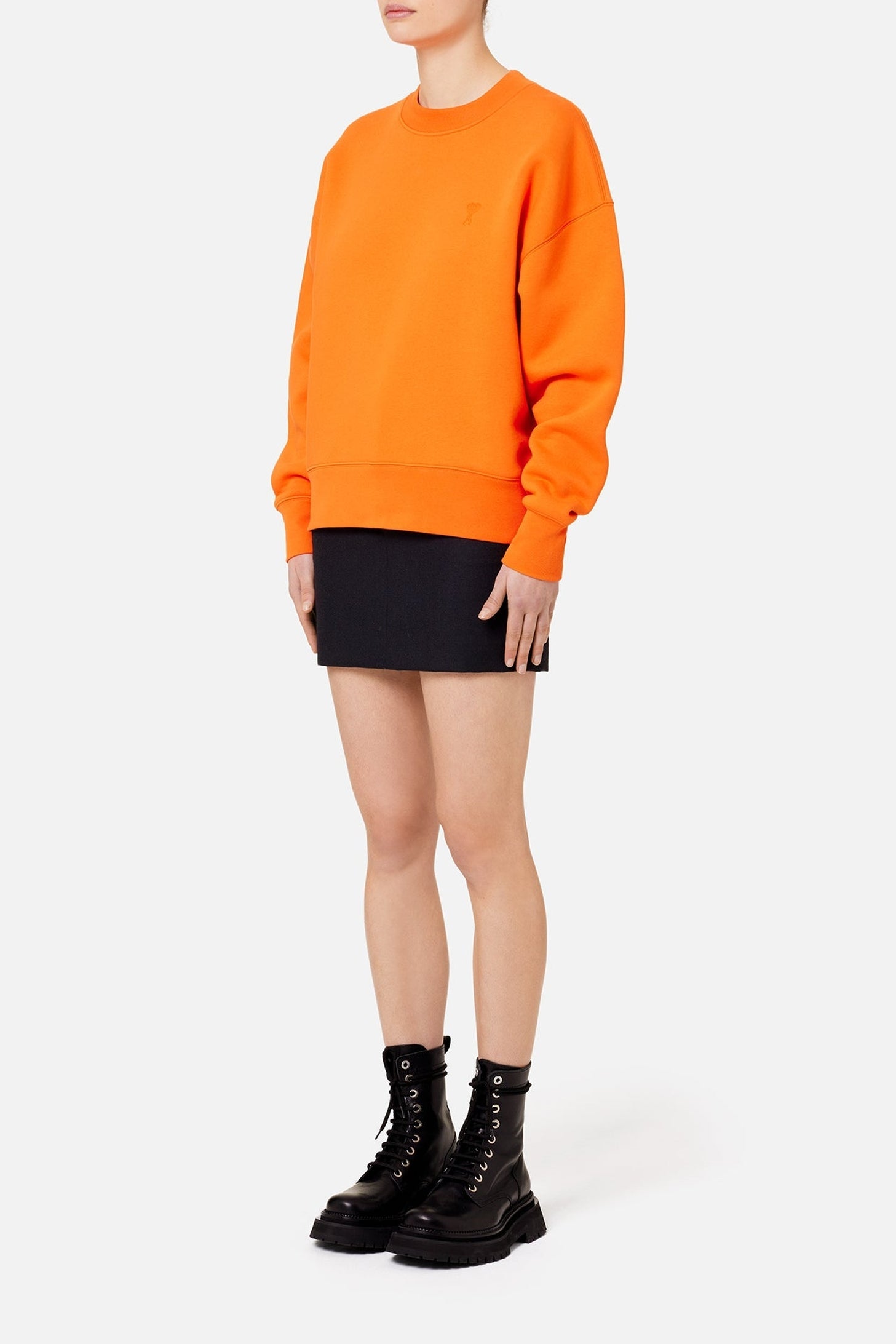Sweatshirt Ami de Cœur à manches longues - Orange