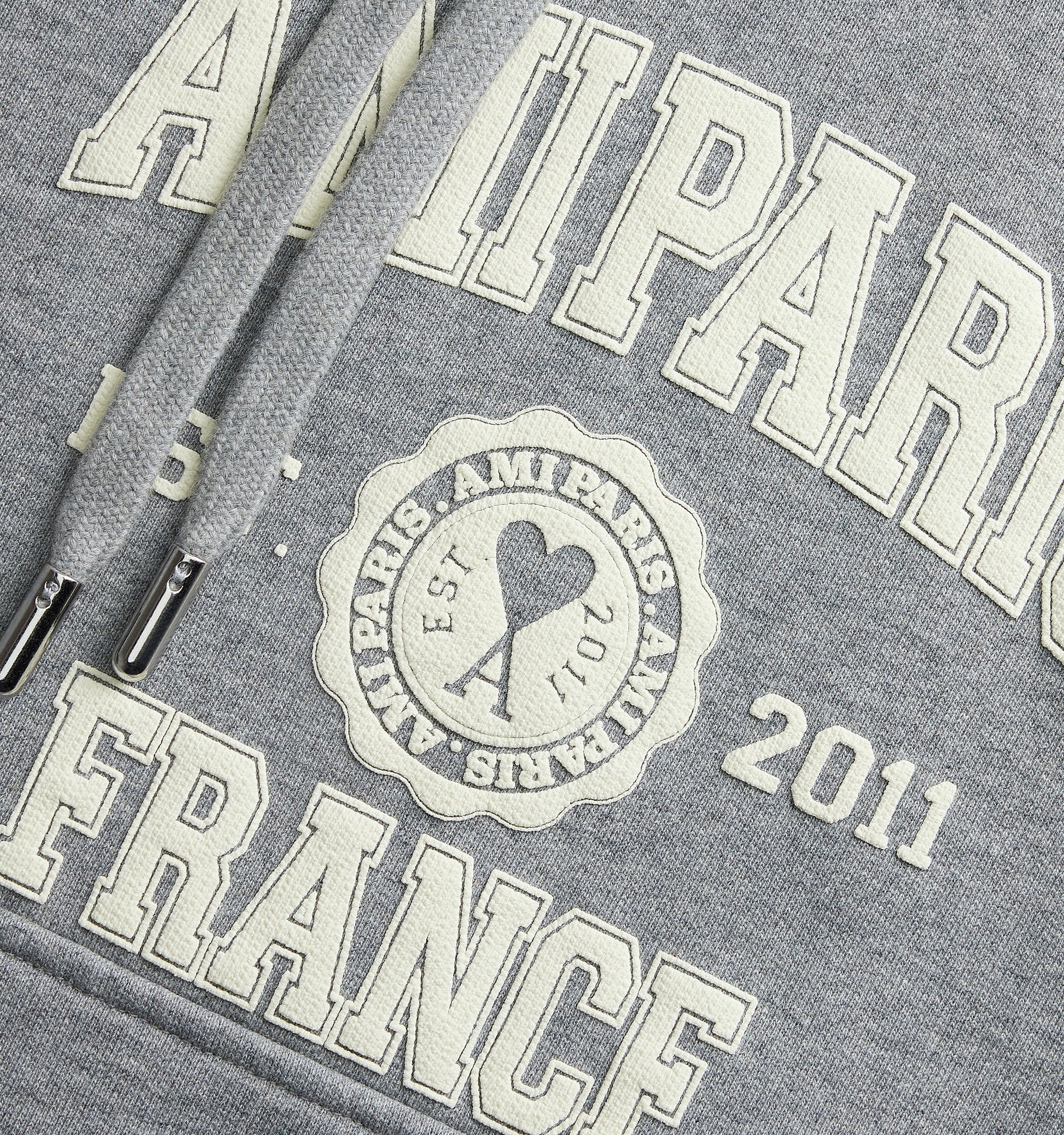 Sweat à capuche Ami Paris - Heather Grey