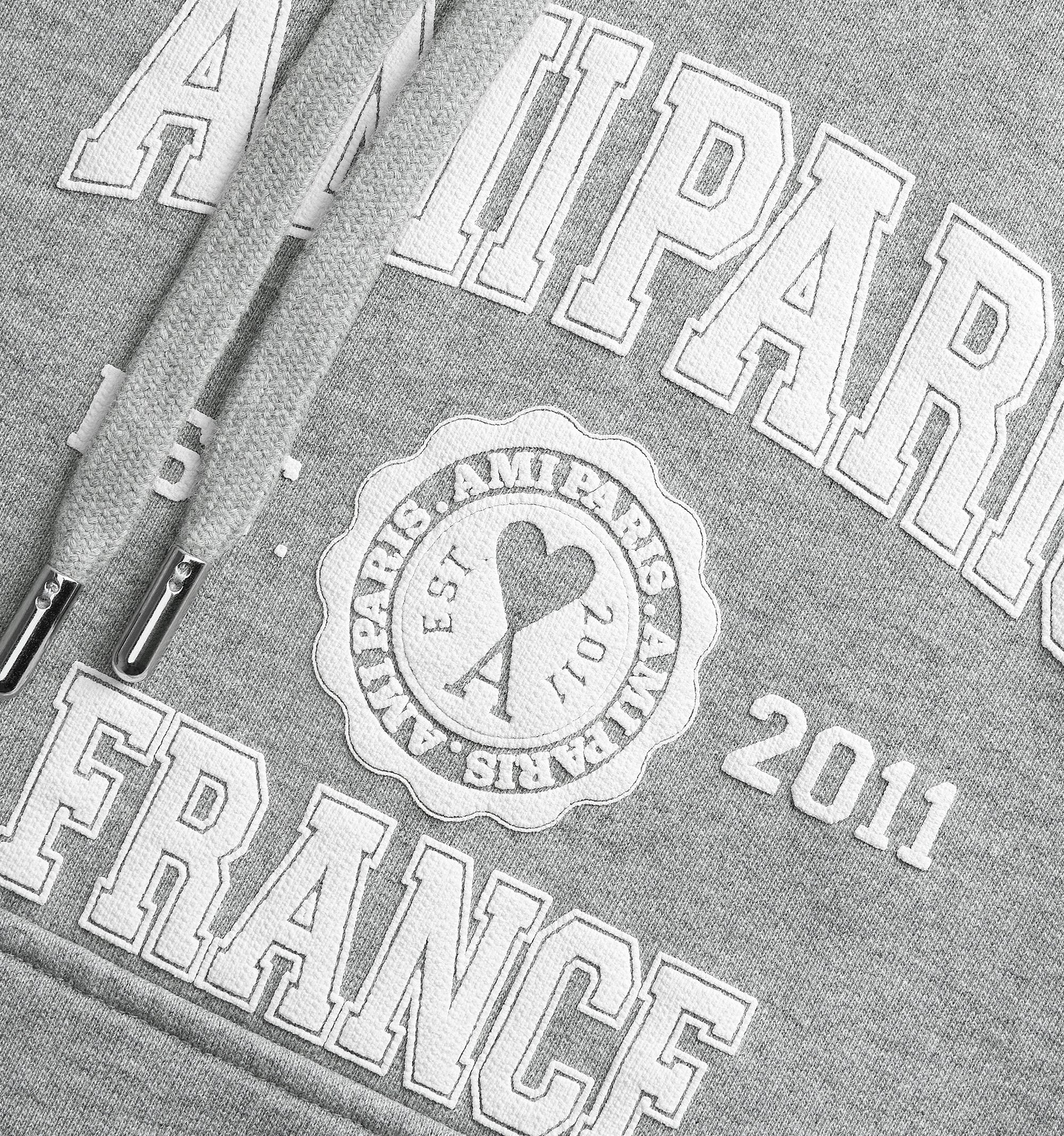 Sweat à capuche Ami Paris - Heather Grey