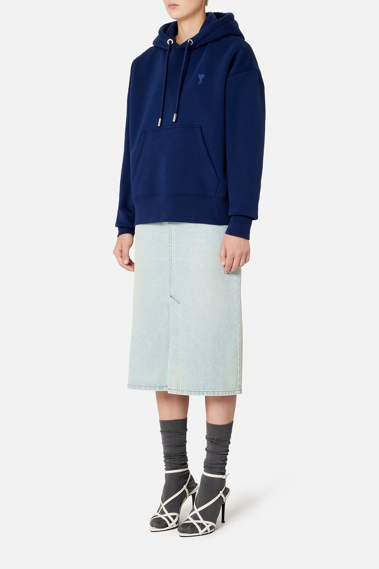 Sweat à capuche Ami de Cœur - Nautic Blue