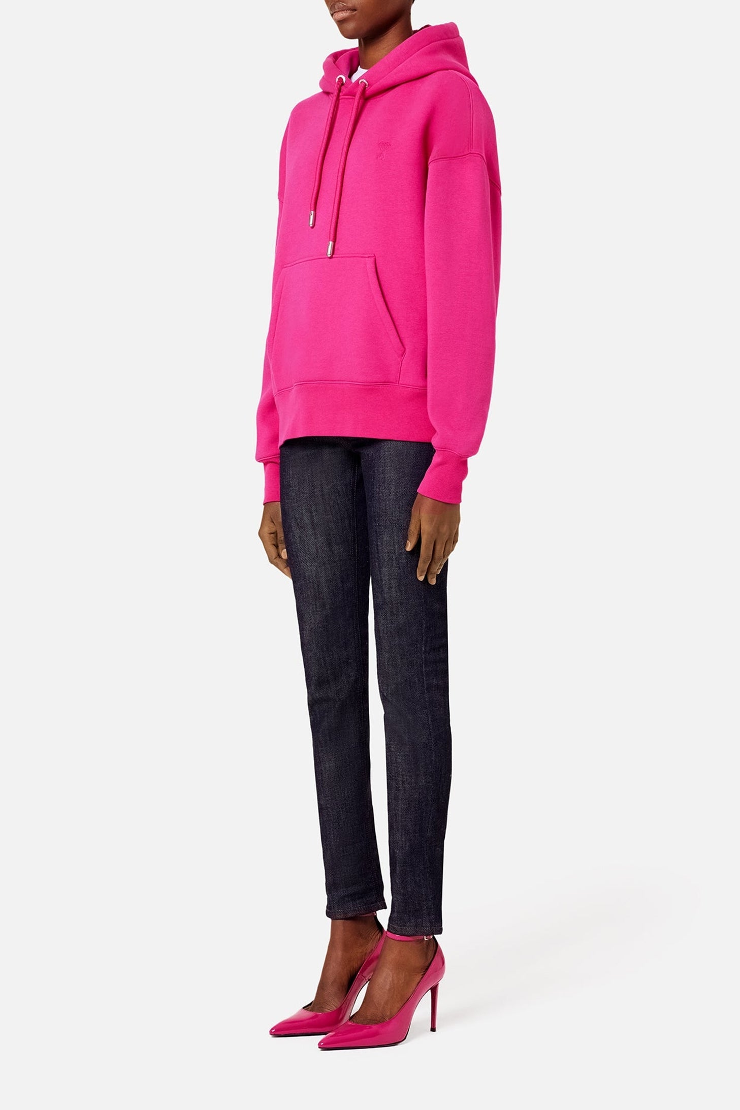 Sweat à capuche Ami de Cœur - Fuchsia