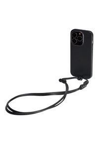 Coque d’iPhone 14 Pro en cuir - Black