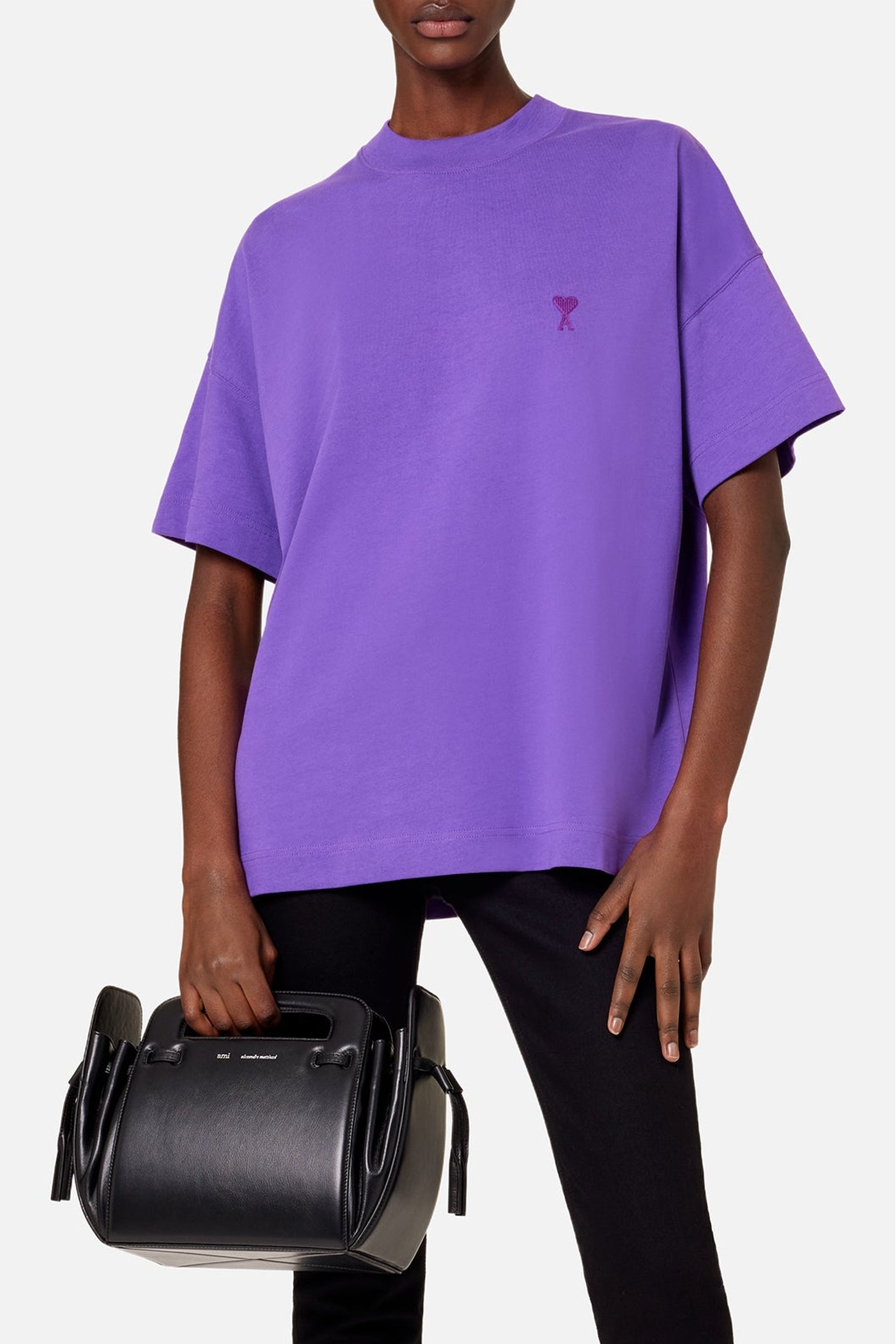 Ami de Coeur T-shirt with logo - Purple