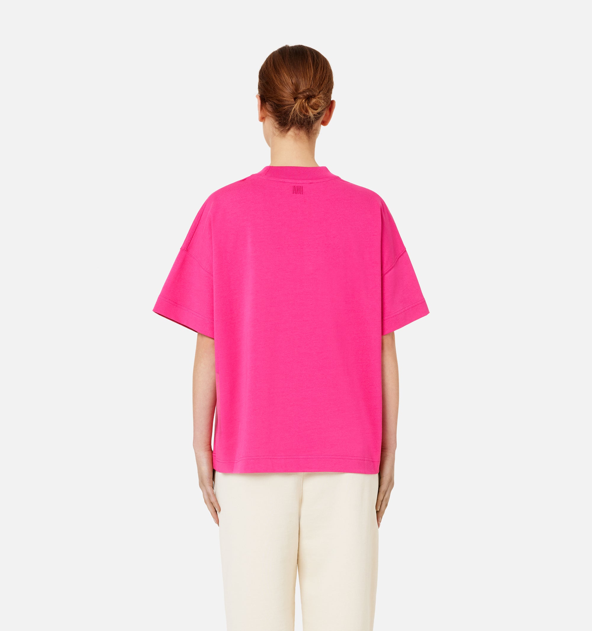 T-shirt Ami de Cœur avec logo - Fuchsia