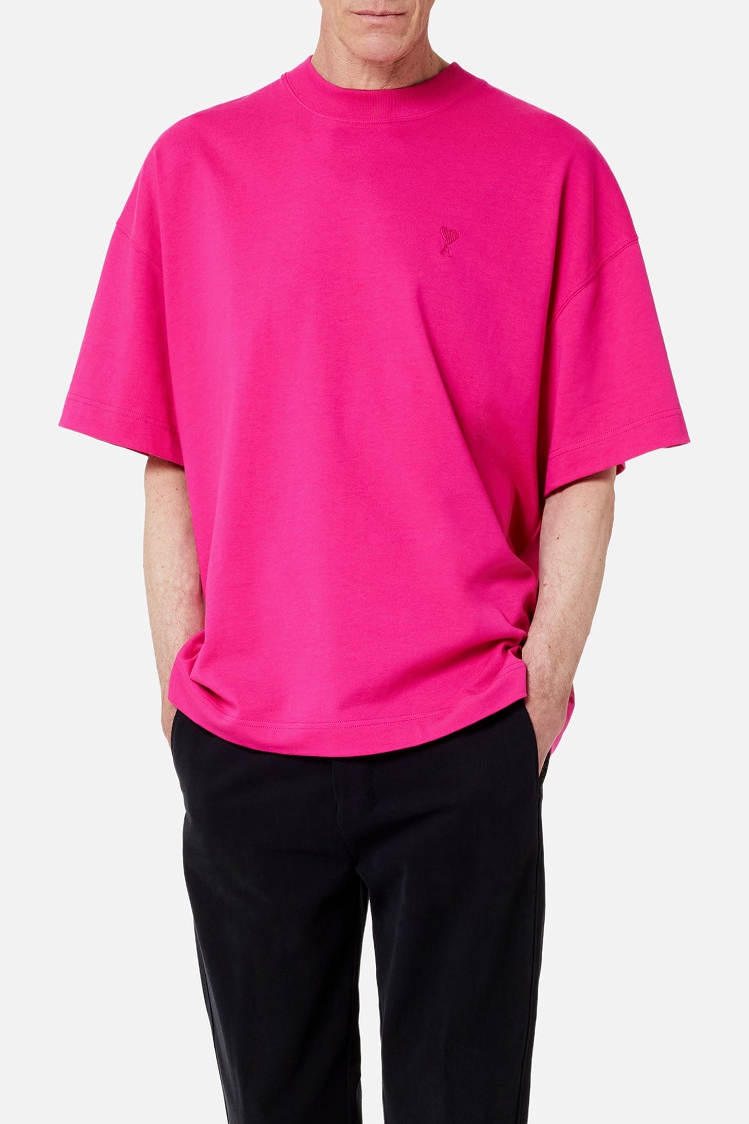 T-shirt Ami de Cœur avec logo - Fuchsia