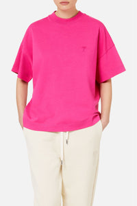 T-shirt Ami de Cœur avec logo - Fuchsia