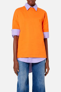 T-shirt Ami de Cœur avec logo - Orange
