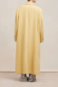 Manteau oversize à boutons en laine - Vanilla Cream