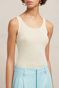 Débardeur long à coupe ajustée - Ivory