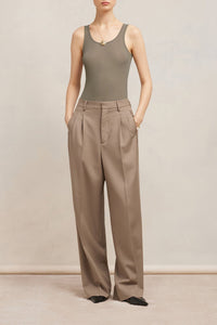 Débardeur long à coupe ajustée - Clay