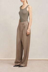 Débardeur long à coupe ajustée - Clay