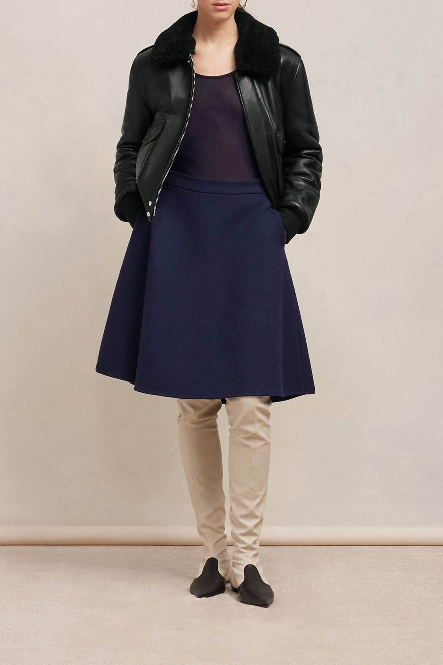 Débardeur long à coupe ajustée - Night Blue