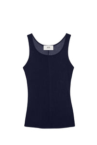 Débardeur long à coupe ajustée - Night Blue