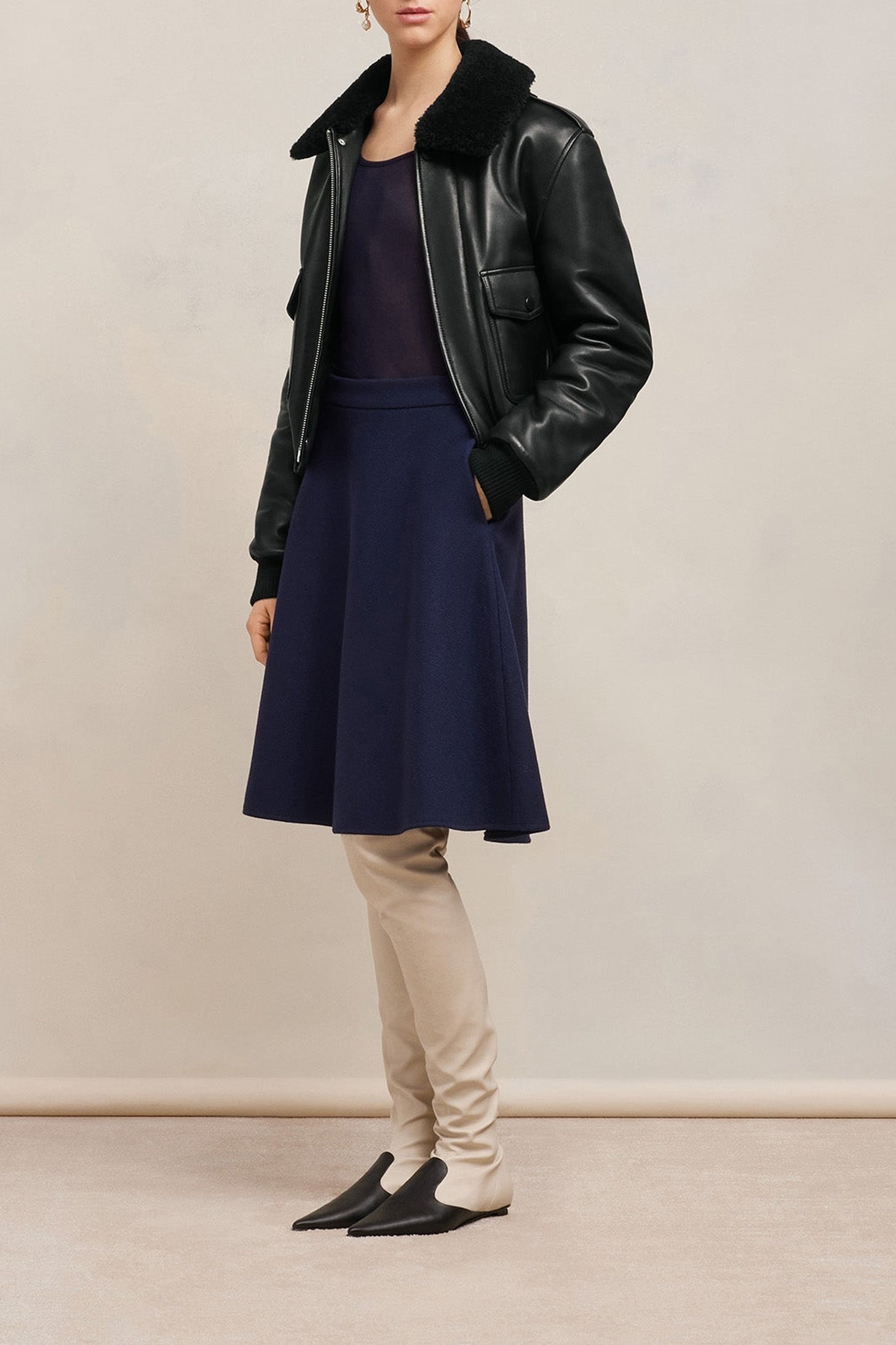 Débardeur long à coupe ajustée - Night Blue