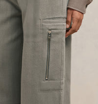 Pantalon cargo en laine - Taupe