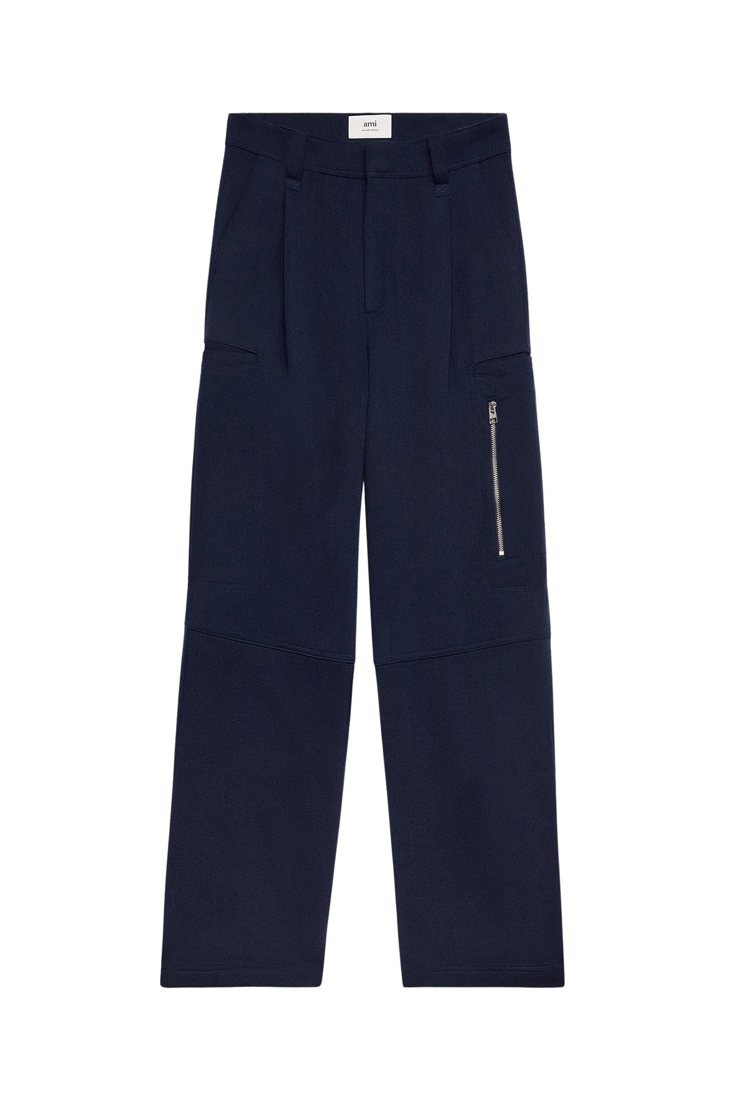 Pantalon cargo en laine - Night Blue