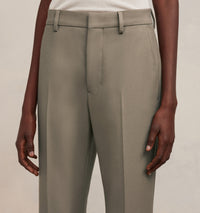 Pantalon flare en laine - Taupe