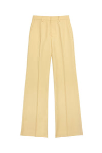 Pantalon flare en laine - Vanilla Cream