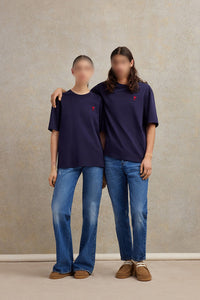 Pantalon flare en denim - Used Blue