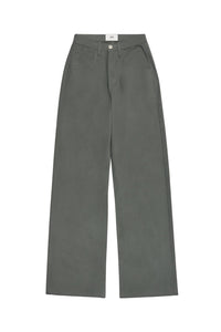 Pantalon droit et évasé en denim - Mineral Grey