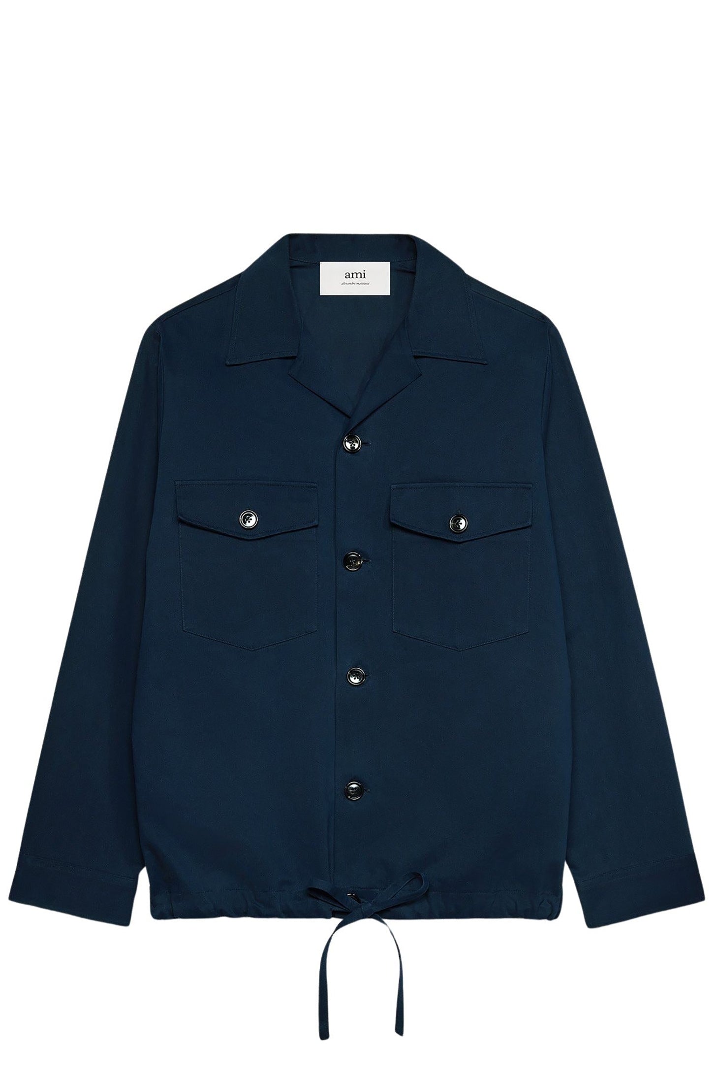 Chemise à poches et cordon de serrage - Night Blue