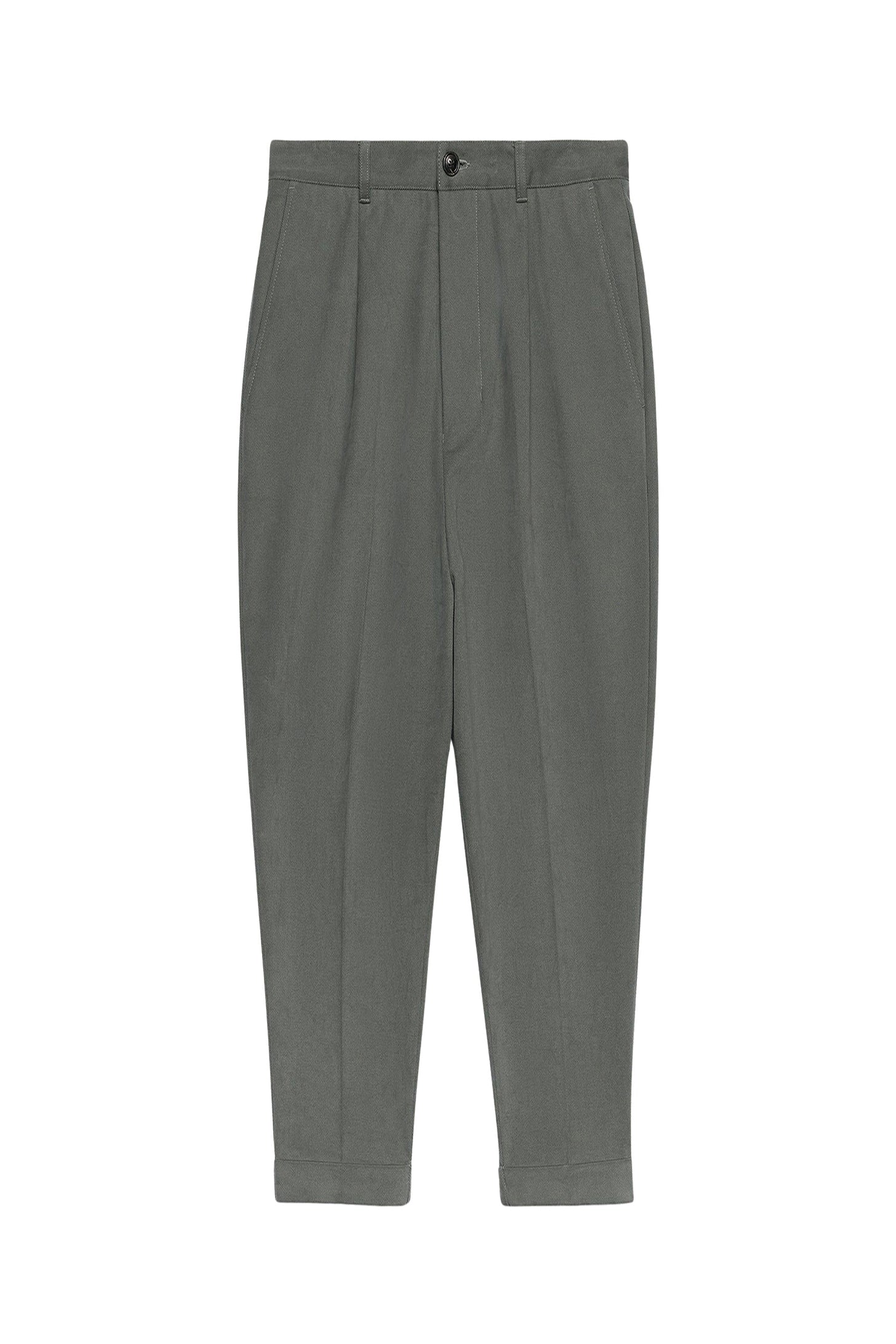 Pantalon coupe carotte oversize - Mineral Grey