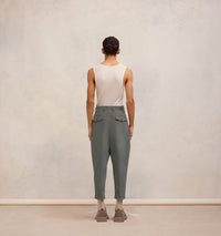 Pantalon coupe carotte oversize - Mineral Grey