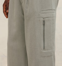 Pantalon cargo en laine - Taupe