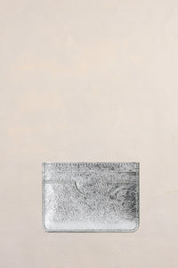 Porte-cartes Ami de Cœur en cuir - Silver