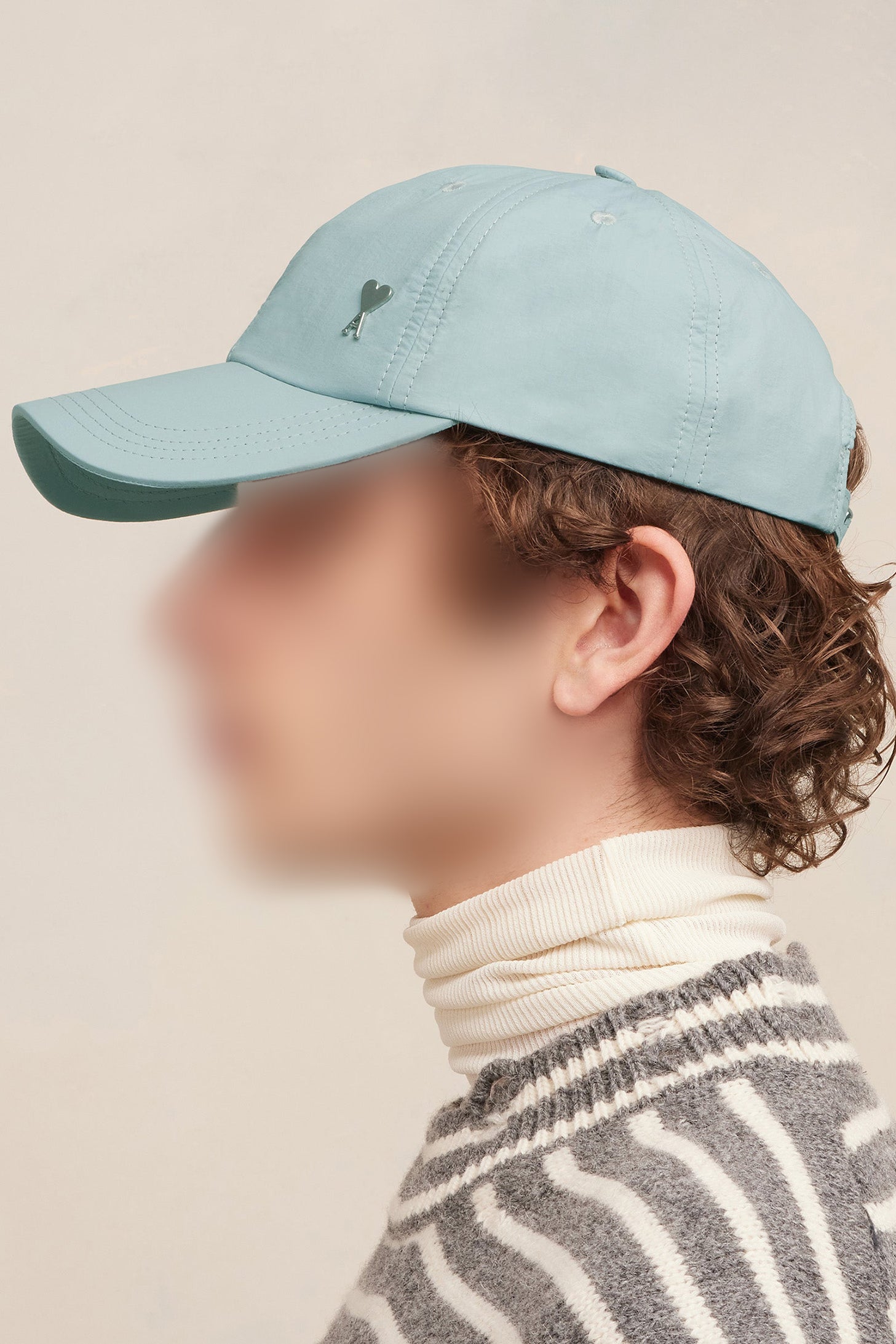 Casquette Ami de Cœur à rivet - Aquamarine